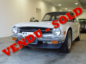 Triumph TR6 Blanche